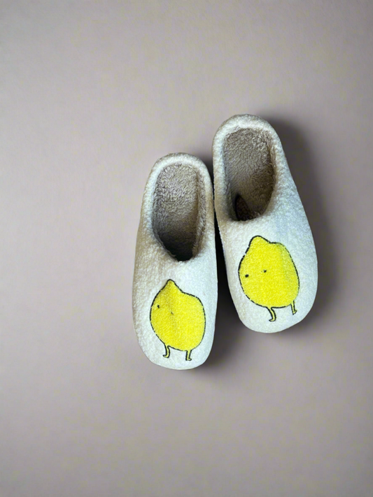 Lemon Boy Slippers